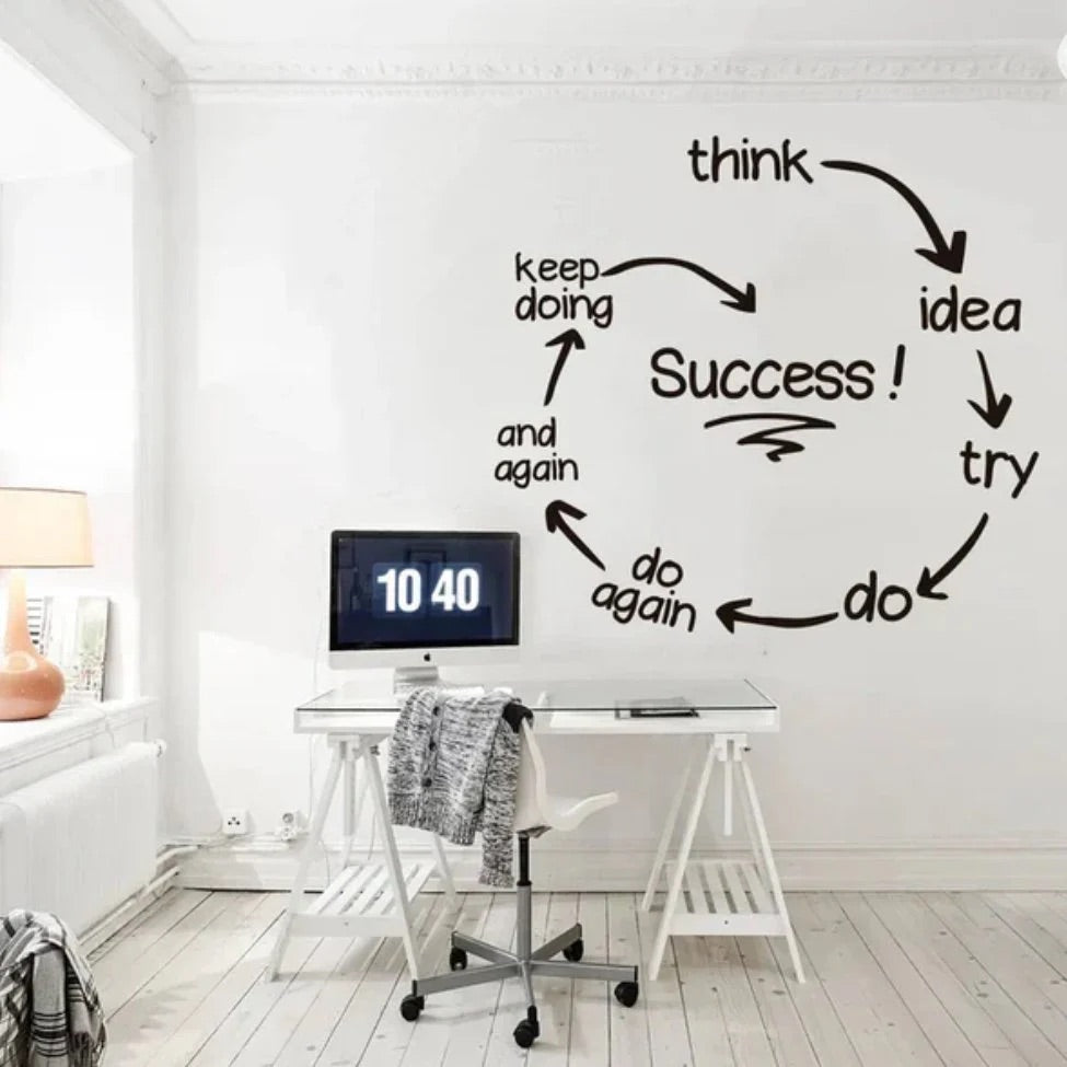 Success 3D Acrylic Wall Decor